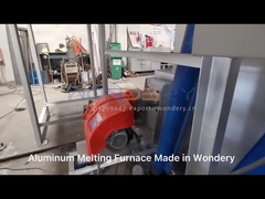 1400度の産業金属の溶ける炉の銅はタイプるつぼ炉の傾けを捨てる