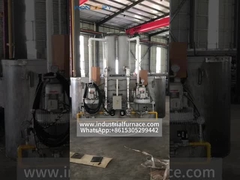 鋳造工場のロータリー・ティグビル金属溶融炉をチェックしてください.