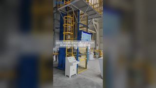5トン/時間連続ガスアルミニウム溶解炉 |大規模アルミナ溶解およびインゴット生産