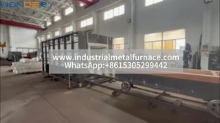 カスタマイズ可能な電気トロリー炉 |大型産業部品の精密熱処理