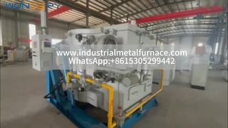 省エネガス焚き非鉄金属溶解炉 – 低溶融損失