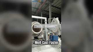 油圧傾斜式ガスアルミニウム溶解炉 |金属鋳物工場向けの効率的なアルミニウムインゴット鋳造