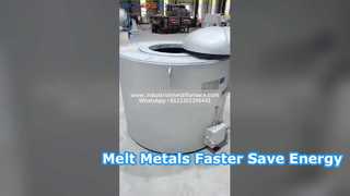 電気抵抗加熱式非鉄金属溶解炉 – 高効率