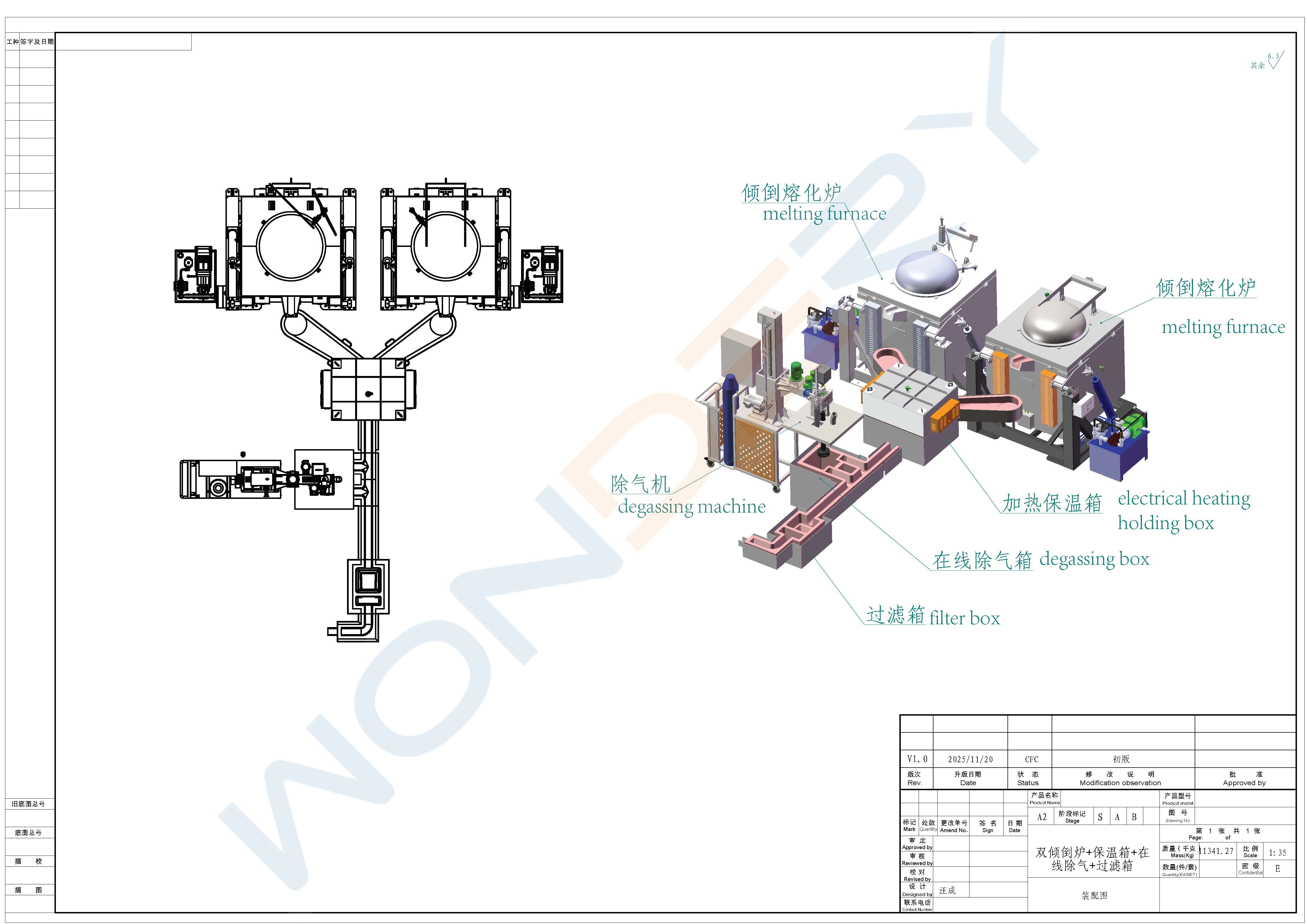 最新の企業ブログについて 無錫ワンダリー、アジア・アフリカの鋳造ワークショップ向け高効率コンパクト溶解炉ラインをリリース