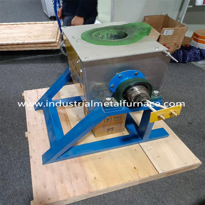 購入 炉のるつぼのタイプを傾ける25KW 5KGの金属の誘導2000のDegのステンレス鋼の溶ける炉 online manufacture