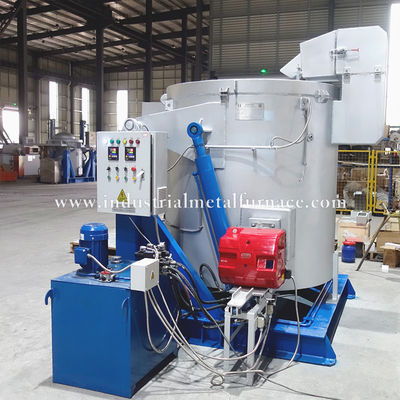 購入 Oil Fired 500KG Tin Melting Furnace with Graphite Crucible for Industrial Applications online manufacture
