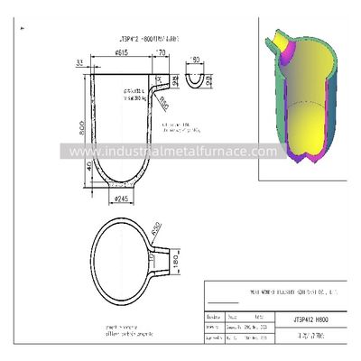 購入 金属溶解用高性能300kg黒鉛るつぼ online manufacture