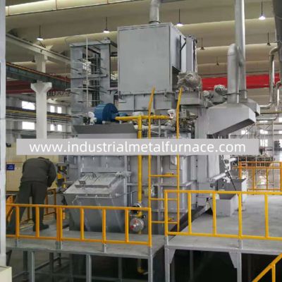 購入 1000kg/h Natural Gas Aluminum Melting Furnace with 720℃ Temperature online manufacture