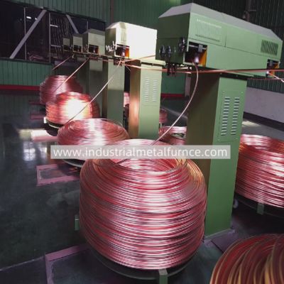 購入 2000T per Year 8-20mm Copper Rod Upward Continuous Casting Machine Line online manufacture