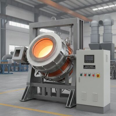 買う 500 kW 定位電源 0.8 トン 容量 中間周波数インダクション溶融炉 オンライン製造