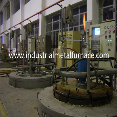 品質  90KW 50HZ Pit Type Gas Carburizing Furnace Electric Resistance Continuous Gas Carburising Furnace 工場