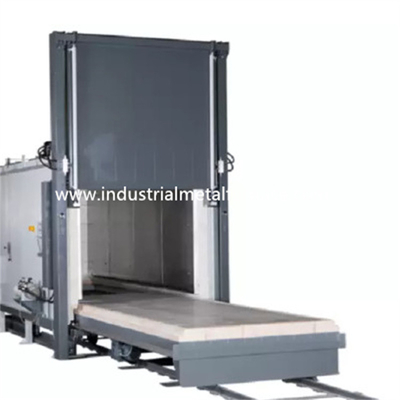 トロリー65KW 18Ton 1100*550*450を傾けるボギー炉の熱処理の炉