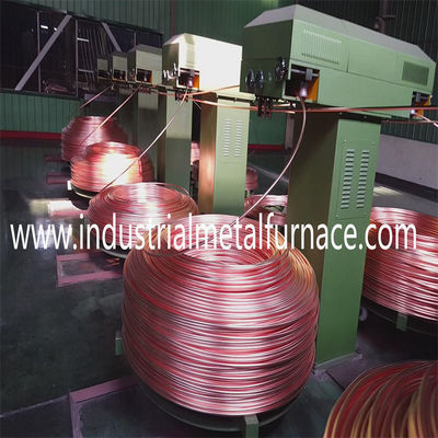 3000T PER YEAR 8mm Upward Casting Copper Rod Industrial Induction Furnace